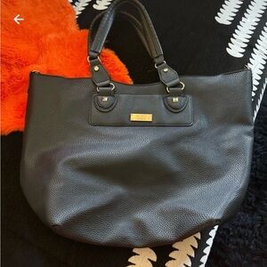 BCBG Tote Bag with Gold Hardware